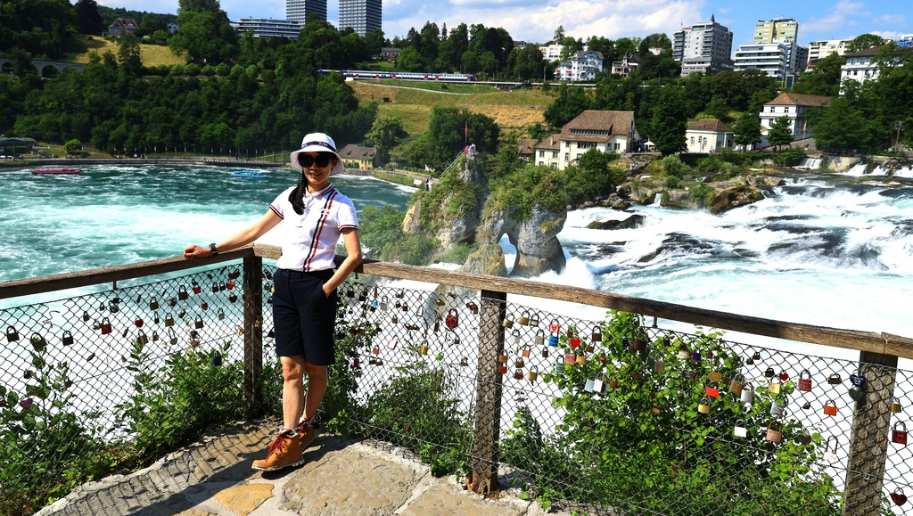 【瑞士】萊茵瀑布Rheinfall | 歐洲流量最大的瀑布，