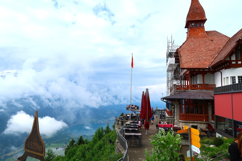 【瑞士】茵特拉肯 | 哈德昆觀景台Harder Kulm，置