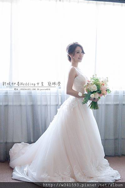 美式清新婚禮造型-新娘秘書台北Wedding女皇 簡珮瀠