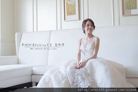 美式清新婚禮造型-新娘秘書台北Wedding女皇 簡珮瀠