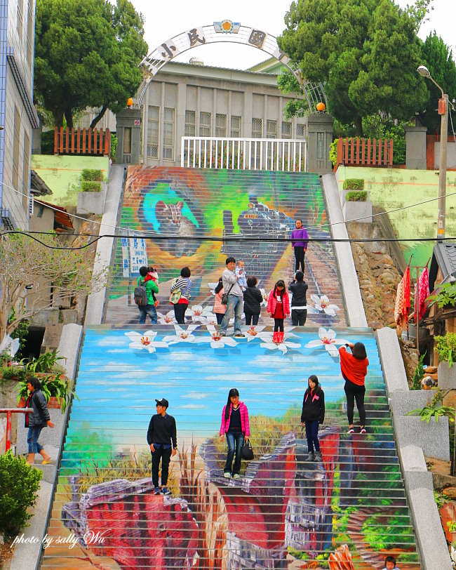 三義建中國小階梯3D彩繪 (4).JPG 三義建中國小階梯3D彩繪 (4).JPG