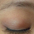 MAC PIGMENT #BLUE BROWN試色照