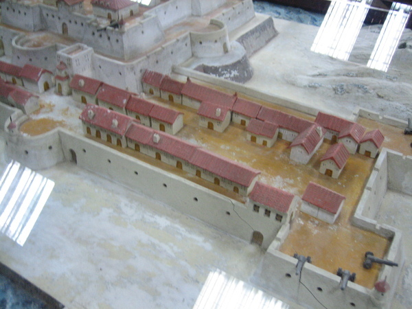 安平古堡的模型