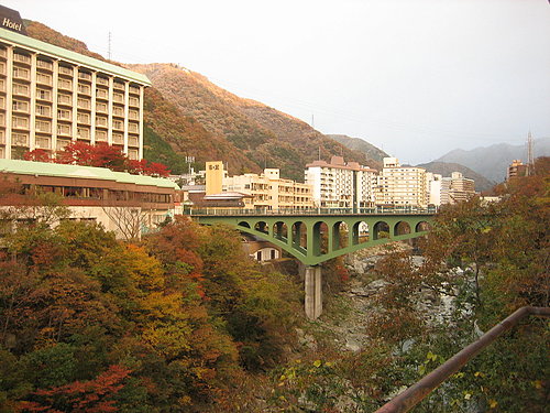07年秋遊日本--鬼怒川溫泉鬼怒川溫泉旅館福松房間窗景.jpg