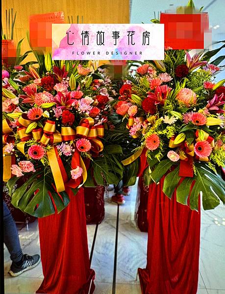 台南羅馬柱（花柱）推薦｜心情故事花房 台南花店 活動佈置首選，傳遞莊重與祝福的花藝