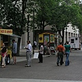 Food stands on State street, Madison