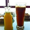 柳橙汁+繽紛水果茶