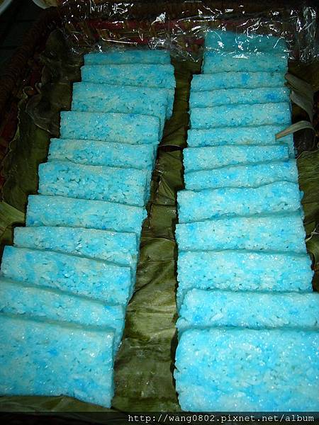 馬來西亞的藍花糕.JPG