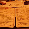 San Gimignano溫馨小餐館之店裡menu
