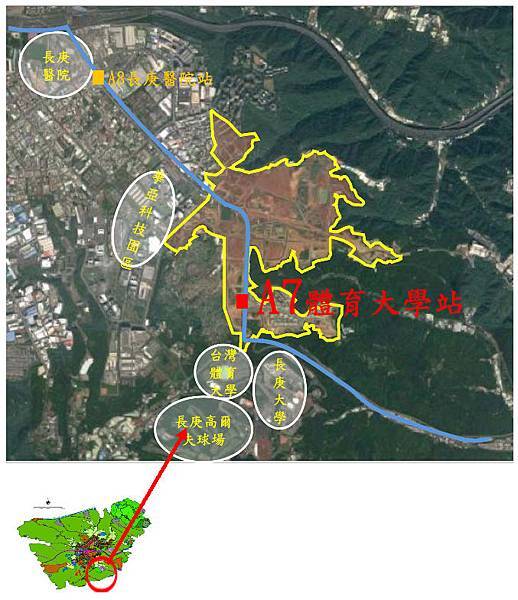 桃園龜山A7重劃區徵收地圖