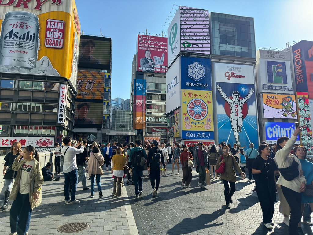 [日本.大阪] 大阪最熱鬧商圈.道頓堀、心齋橋