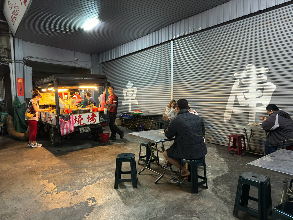 [台南.北區] 公園路無名燒烤.關東煮攤車.消夜首選