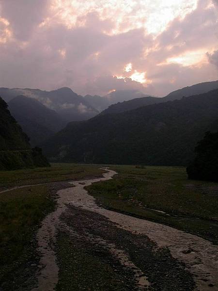 蘭陽橋上夕照之二