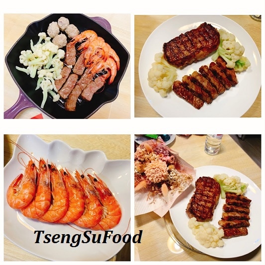 [食譜] 煎紐約客牛排~免烤箱  鑄鐵盤料理