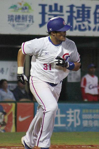 林智勝此戰繳出5支3包含1全壘打的佳績 林智勝此戰繳出5支3包含1全壘打的佳績
