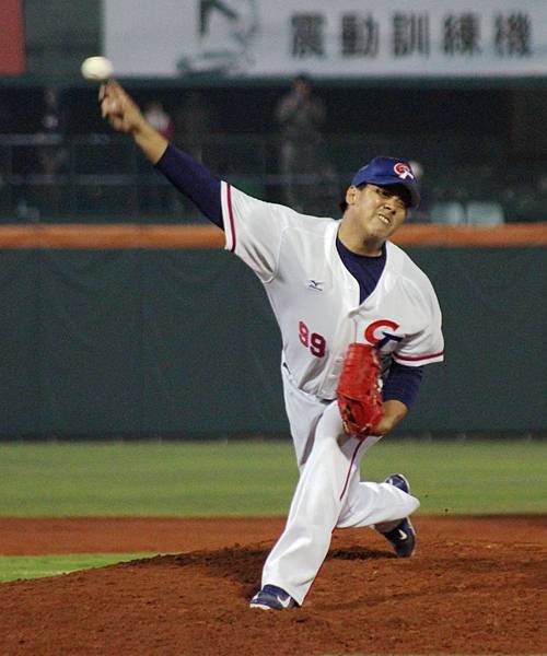 陳鴻文擔任終結者此役最快飆速154KM 陳鴻文擔任終結者此役最快飆速154KM