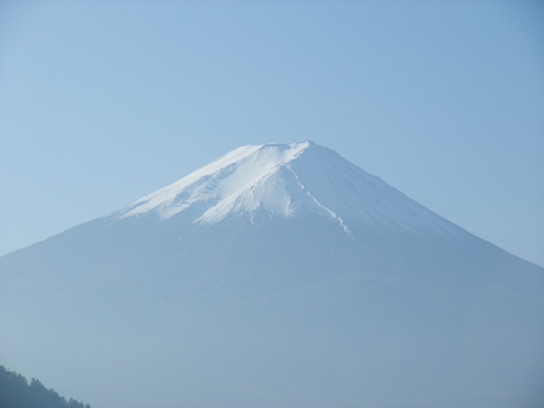 天晴的富士山