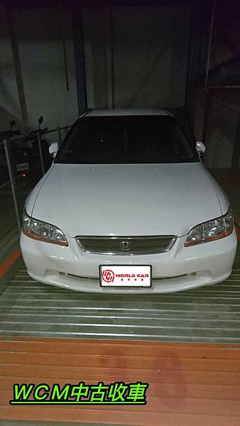 WCM中古收車實例 2000年 Honda Accord K9