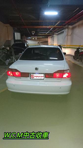 WCM中古收車實例 2000年 Honda Accord K9