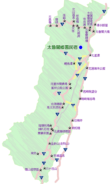 花蓮台九台11沿途景點