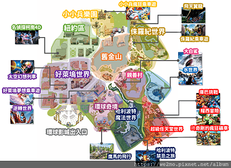 2025環球影城地圖