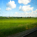 火車沿途的鄉村景色