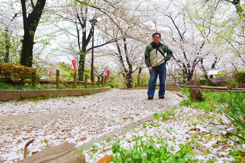 隅田公園的自拍