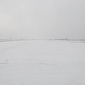 雪中的函館機場