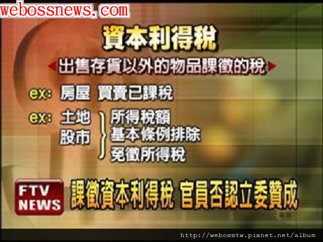 資本利得稅 劉憶如 資本利得稅 劉憶如