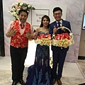 高雄臻愛會館婚禮主持人+川劇變臉+小小兵人偶迎賓+人入大氣球 (6).JPG