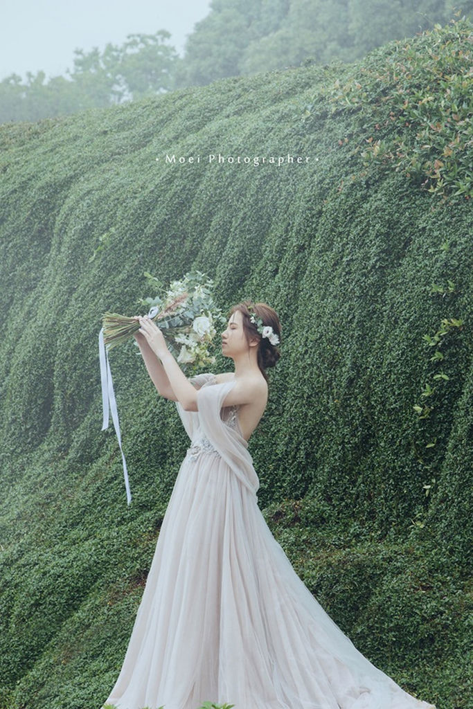 台中秘境龍井綠色瀑布 | 蕭以姍 Moei photography 自主婚紗攝影