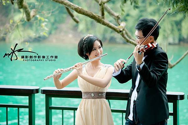 自助婚紗婚紗照-日月潭