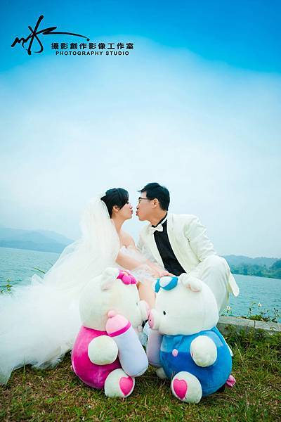 自助婚紗婚紗照-日月潭