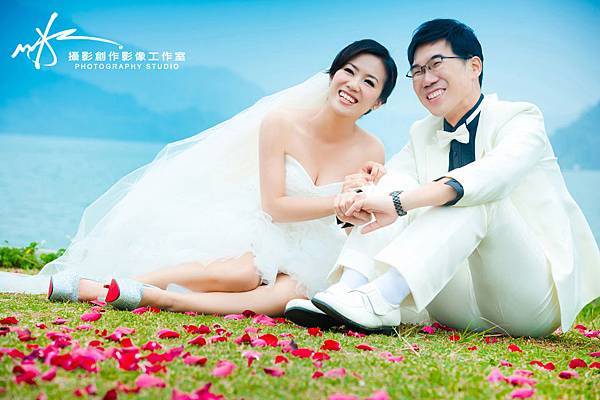 自助婚紗婚紗照-日月潭