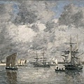 25 Eugène Boudin 尤金布丹 卡瑪瑞港 1872.JPG