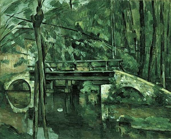 38 塞尚Paul Cézanne  曼西橋Maincy Bridge 1879.JPG