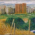 13成長中的都市 1983油畫