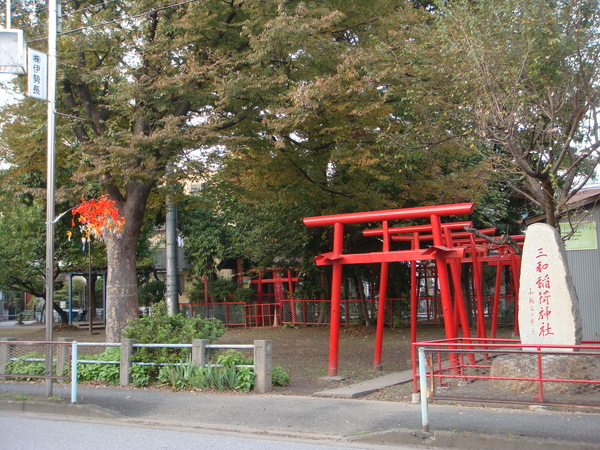 附近神社的鳥居