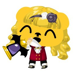 可愛的宮庭中性妝扮