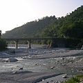 三棧南溪與北溪匯流後平坦的河道