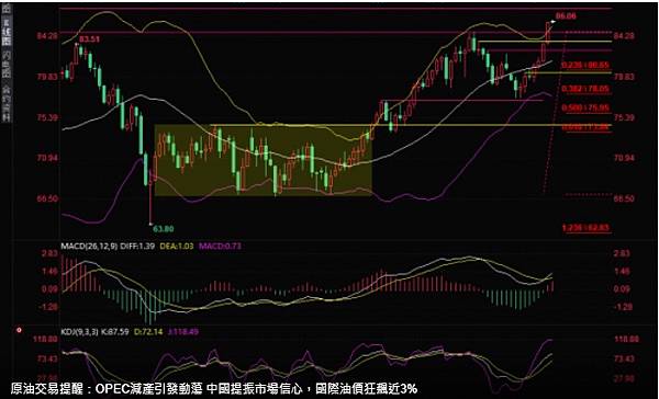 原油交易提醒：OPEC減產引發動蕩 中國提振市場信心，國際油