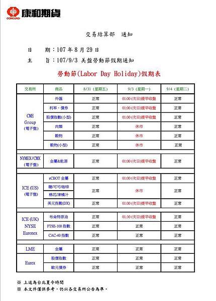 9\/3美国劳动节假期表