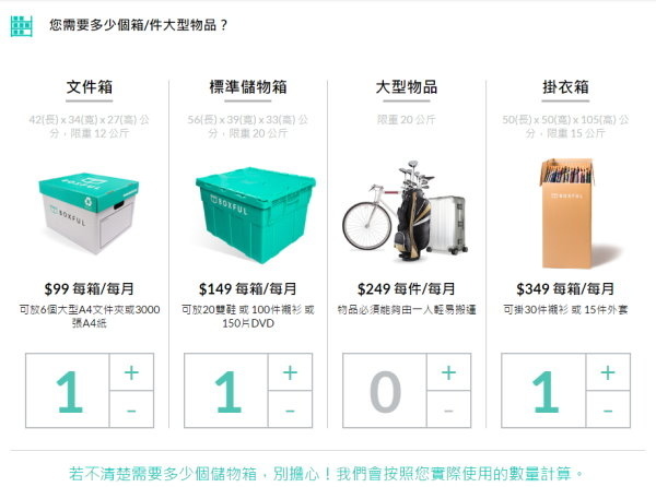 BOXFUL任意存 到府迷你倉 迷你箱 共享倉 迷你倉2.0 台北租倉庫 收納 租空間 儲物 儲藏室 個人倉儲 租倉庫 換季