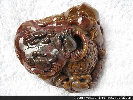 C0760_三彩年糕玉_魚蟹滿簍 C0760_三彩年糕玉_魚蟹滿簍