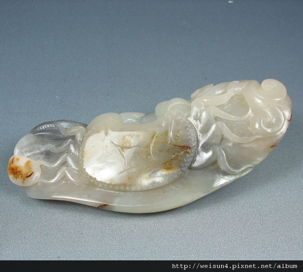 C1489_和闐褐皮青花籽料_橫行八方