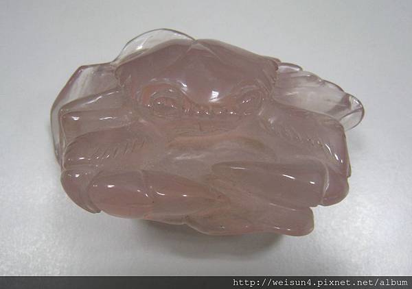 C0438_粉晶_螃蟹