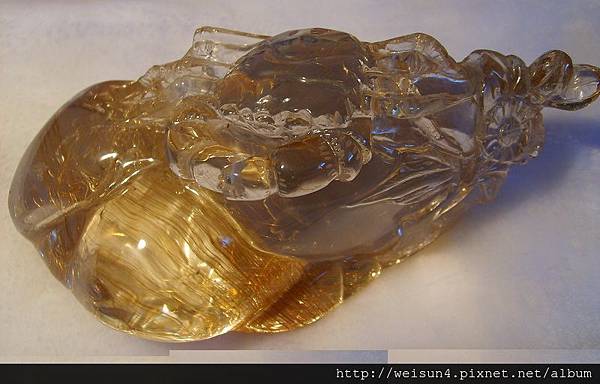 C0794_鈦金水晶_螃蟹 C0794_鈦金水晶_螃蟹