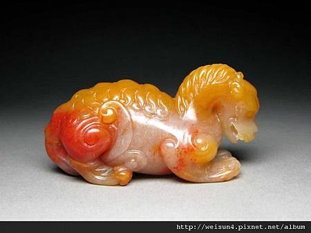 壽山石_杜陵_古獸把件-2 壽山石_杜陵_古獸把件-2