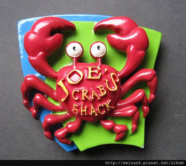 C0447_磁鐵_海生館紀念造型螃蟹