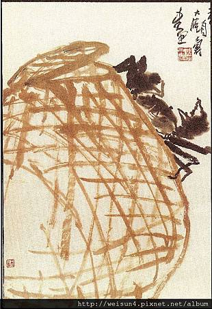 C1810h_明信片_國畫_秋蟹圖_潘天壽 C1810h_明信片_國畫_秋蟹圖_潘天壽